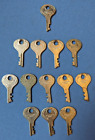 13 Small Electrical Security Keys The Excelsior Hardware Co Stamford Conn 1 3/8"