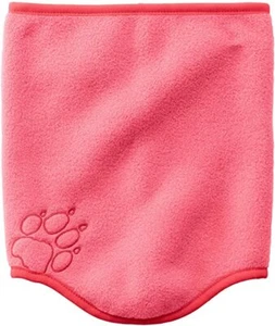 Jack Wolfskin Kids Unisex Fleece Loop Baksmala/ Gaiter ~ Coral Pink ~ Brand New - Picture 1 of 2