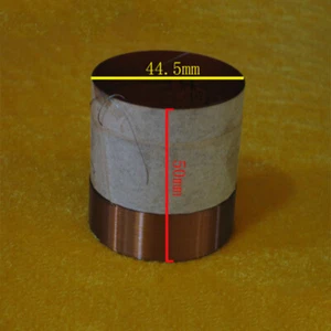 Alta Calidad 44,5 mm 8 ohmios 8Ω Altavoz Bobina de Voz Kabitong Esqueleto Cable Redondo - Imagen 1 de 2