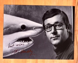 Peter Benchley JAWS 13x18 cm Signiertes Foto | Autogramm / Autograph - Bild 1 von 1