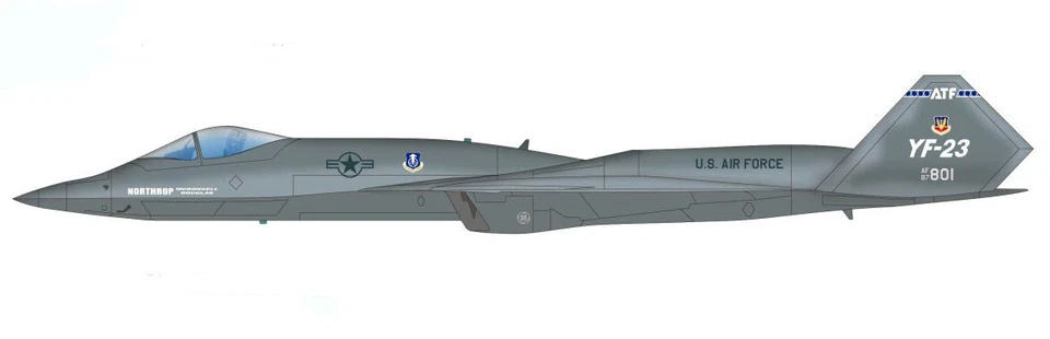 Hobby Master 1/72 HA2850 YF-23 USAF PAV-2 Gray Ghost (87-0801) ¡ÚLTIMAS EXISTENCIAS! Foto 1 de 1