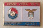 Football Pin Badge Chornomorets Odessa Ussr - Lazio Roma Italy 1975 Old Used