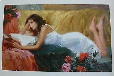 Giclee sobre lienzo Volegov perdido en un cuento firmado a mano adornado Foto 1 de 1