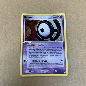 Unown U/28 Holo Rare Unseen Forces Pokemon Karte LP - Bild 1 von 7