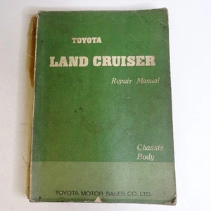 *as-is* 1967 Toyota Land Cruiser FJ55 FJ55V Original Factory Service Manual Book - Picture 1 of 17