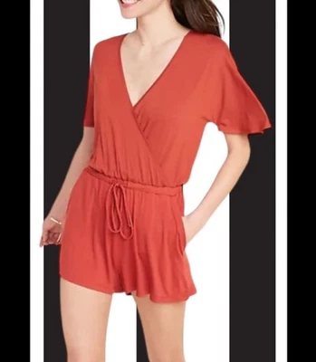 Pantalones Cortos Mameluco Cubrir Natación Cintura Atada Azul Marino Antiguo Cuello en V XXL Playa Alta Foto 1 de 4