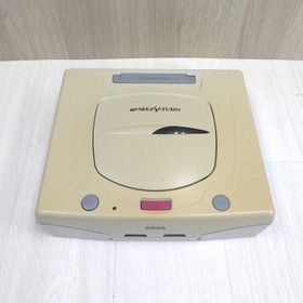 Sega Saturn White Console only Japanese System made in Japan tested working
