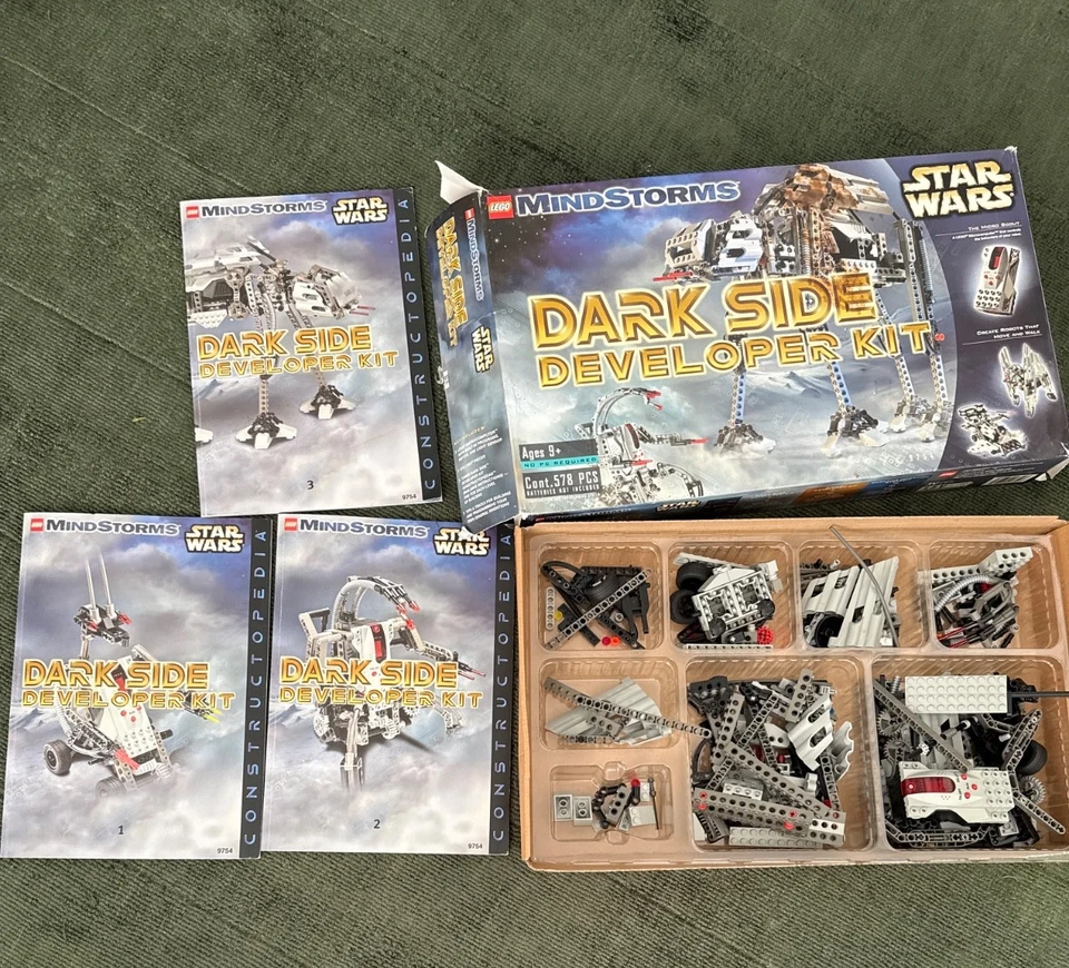 LEGO 9754 MINDSTORMS Dark Side Developer Kit Caja Abierta Star Wars Droid Builder🤖 Foto 1 de 1