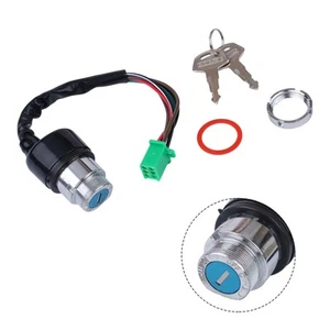 New 6 Wire Motorcycle Ignition Key Switch 2 Keys Set For 50CC 90CC 110CC 125cc - Bild 1 von 19