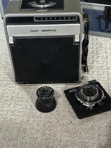 Graflex 4x5 Super Graphic Large Format Press Camera w/ Optar 135mm F4.7 Graphex - Picture 1 of 13
