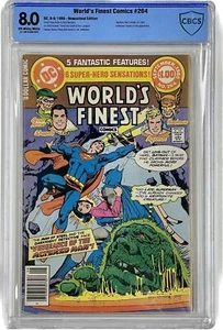World's Finest #264 4th Full Appearance of Black Adam CBCS Not CGC 8.0 - Picture 1 of 2