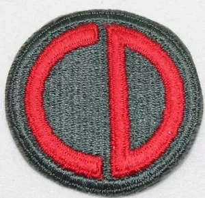 US Army 85th Division bestickter Aufnäher Acu grün/rot je P5023 - Bild 1 von 3