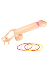NOVELTY PENIS WILLY INFLATABLE HOOPLA GAME - Hen Party Game /Girls Night Game - Picture 1 of 3