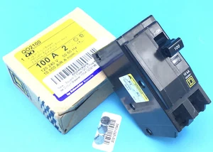 New Circuit Breaker Square D QO2100 100 Amp 2 Pole 120/240V - Picture 1 of 3