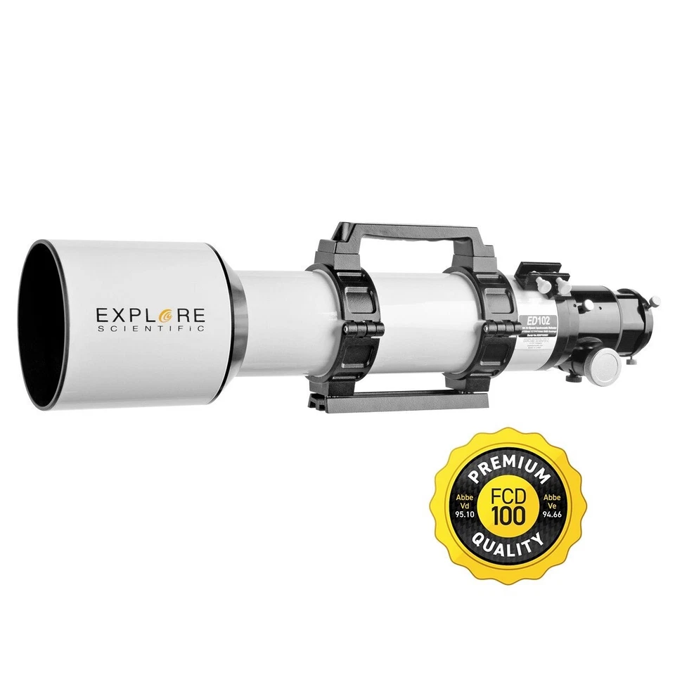 Explore Scientific ED102 FCD100 Series Triplet APO Refractor Telescope - Image 1 of 4