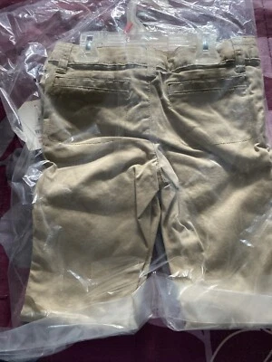 PANTALONES CHINOS FADED GLORY NIÑA CAQUIS AJUSTADOS CINTURA AJUSTABLE TALLA 6, Nuevos Foto 1 de 4