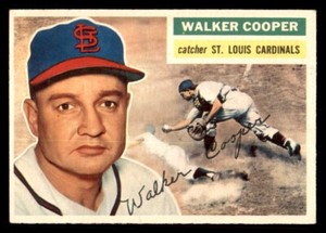 1956 Topps Walker Cooper #273 High Number VG-VGEX (crease) Baseball Card