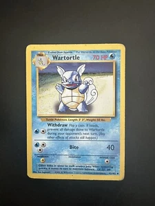 Pokémon Card Wartortle 63/130 Base Set 2 Uncommon WOTC - Picture 1 of 2