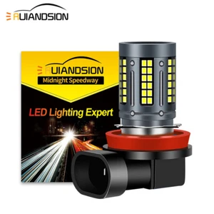 Ruiandsion H11 LED Ampoule Voiture Brouillard Feux De Jour 12V Blanc/Jaune 2x - Picture 1 of 8