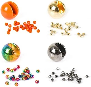 Uni 100 piezas Cuentas para atar moscas Diamante ranurado Cuentas de tungsteno Diamante Material para atar moscas - Imagen 1 de 18