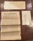 Vintage Documents Oath Of Service Navy 1865 The Opinion Vol 1 1899 Postcard 1909