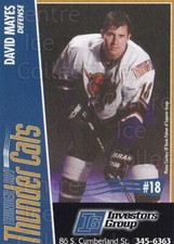 1998-99 Thunder Bay Thunder Cats #3 David Mayes