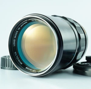 EX+5 MINOLTA MC TELE ROKKOR PF 135mm F/2.8 MF Telephoto Lens w/ Filter JAPAN - Picture 1 of 18