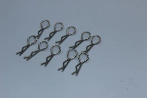 24mm Karosserieklammern Splinte Spannstifte Federstecker Clips 10 Stück NEU - Bild 1 von 3