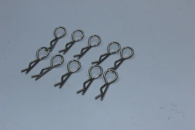 24mm Karosserieklammern Splinte Spannstifte Federstecker Clips 10 Stück NEU - Bild 1 von 3