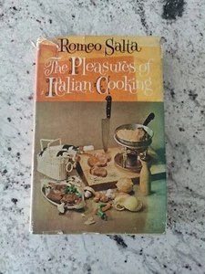 The Pleasures of Italian Cooking, Romeo Salta, 1962, Signed HB, Book VG, DJ Good - Picture 1 of 18