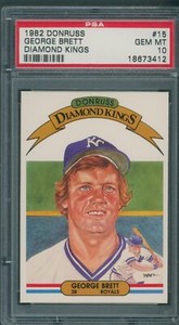 1982 Donruss #15 George Brett PSA GEM MINT 10 *3412