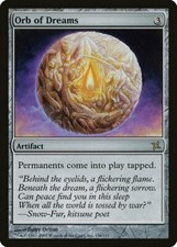 Orb of Dreams Betrayers of Kamigawa PLD Artifact Rare MAGIC MTG CARD ABUGames