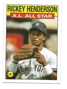 Rickey Henderson 1986 Topps #716 como nuevo  - Imagen 1 de 1