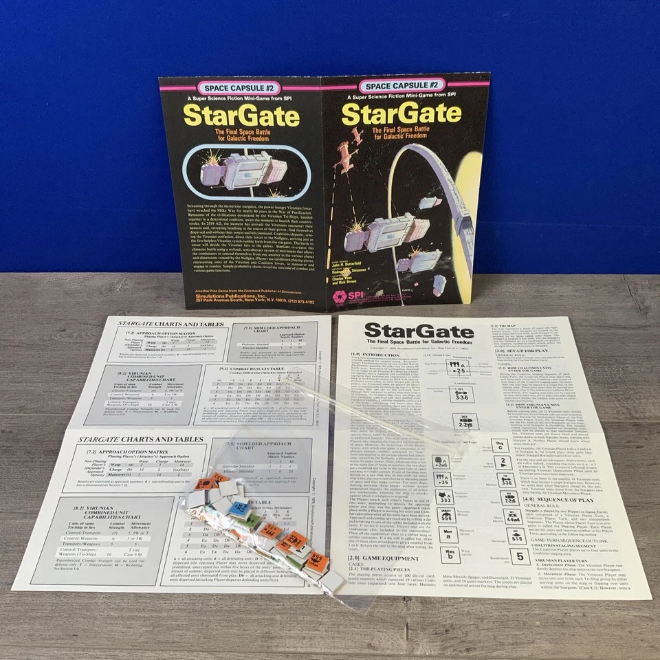 StarGate : The Final Space Battle for Galactic Freedom Space Capsule #2 1979 SPI - Image 1 of 1