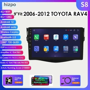 128GB Android 12 GPS Stereo For 2006-2012 Toyota RAV4 IPS Car Radio CarPlay WiFi - Bild 1 von 19