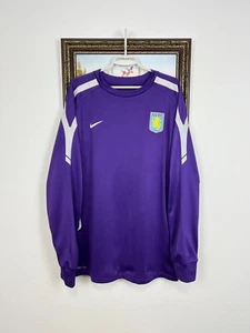 Nike Aston Villa Football Train Sweatshirt Soccer Purple Crewneck Track Top 2XL - Picture 1 of 16