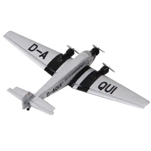Modellino militare pressofuso in lega scala 1:250 Junkers JU52-3M aereo da trasporto - Foto 1 di 10