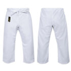 Yamasaki Gold Brushed Cotton Canvas Karate Pants 14oz - White - Morgan Sports