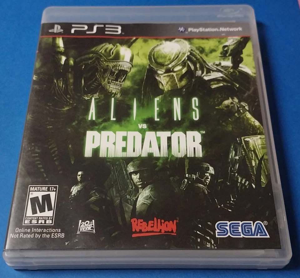 ALIENS VS PREDATOR PS3 Sony PlayStation 3 2010 Rare Very Good Disc! - Image 1 of 1