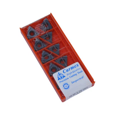 10pcs Carmex 16IR 1.75ISO BMA High quality Threaded blade Carbide Inserts - Image 1 of 4