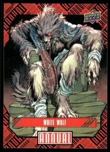 Tarjeta coleccionable 2023-24 Upper Deck Marvel Annual #95 White Wolf - Imagen 1 de 2