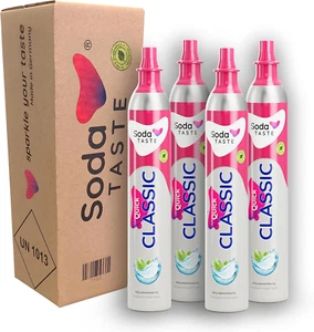 Quick Classic - Set Di 4 Cilindri a CO2 (Ricarica) per Aeratori Con Sistema Quic - Foto 1 di 12