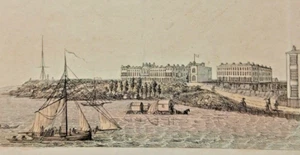 Southend 19th century Print book plate 8 ins x 6 ins - Picture 1 of 5