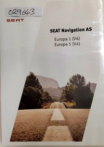 Genuine SEAT Navigation AS Europe 1 V4 SAT NAV SD CARD - Boxed UK - Picture 1 of 3