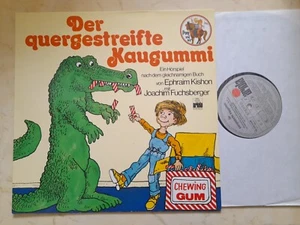 DER QUERGESTREIFTE KAUGUMMI *KISHON*JOACHIM FUCHSBERGER*1976 HÖRSPIEL LP*MINT* - Photo 1/4
