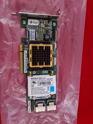 SUN RAID SAS PCI-e 8-Port Adapter 375-3536-02 R50 Raid Controller Card HBA - Image 1 of 4
