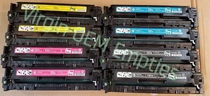 Virgin Empty HP CF210X - CF213A Toner Cartridges FREE SHIPPING 131X 131A - Picture 1 of 1