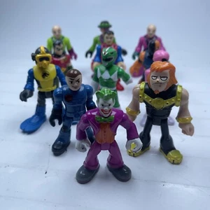 Fisher Price Imaginext Mini Figures Lot DC + Power rangers & more 12 fig - Imagen 1 de 9