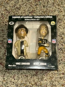 Bobbleheads Vince Lombardi Henry Jordan Green Bay Packers - Imagen 1 de 2