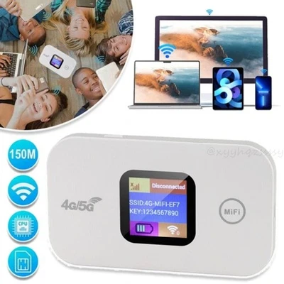 Tragbarer 4G/5G WLAN-Router,Mobiler 4G-WLAN-Hotspot,Kabelloser Internet-Router - Bild 1 von 4
